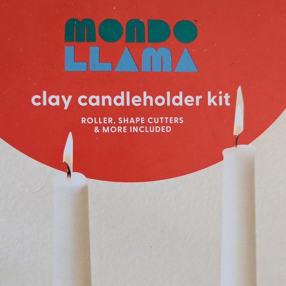 Mondo Llama Clay Candleholder Kit - Picture 7 of 7
